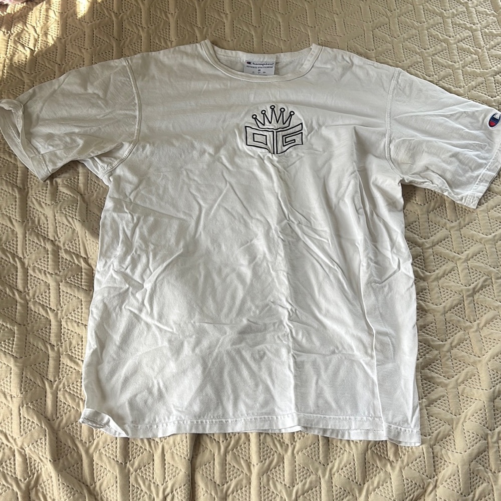Champion White Short Sleeve Tee